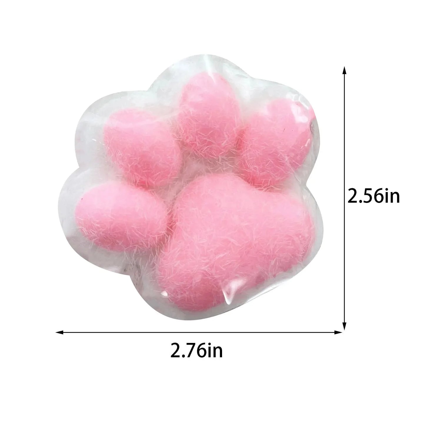 Squishy Trasparente “Zampe di Gatto” – Giocattolo Antistress Morbido ed Elastico