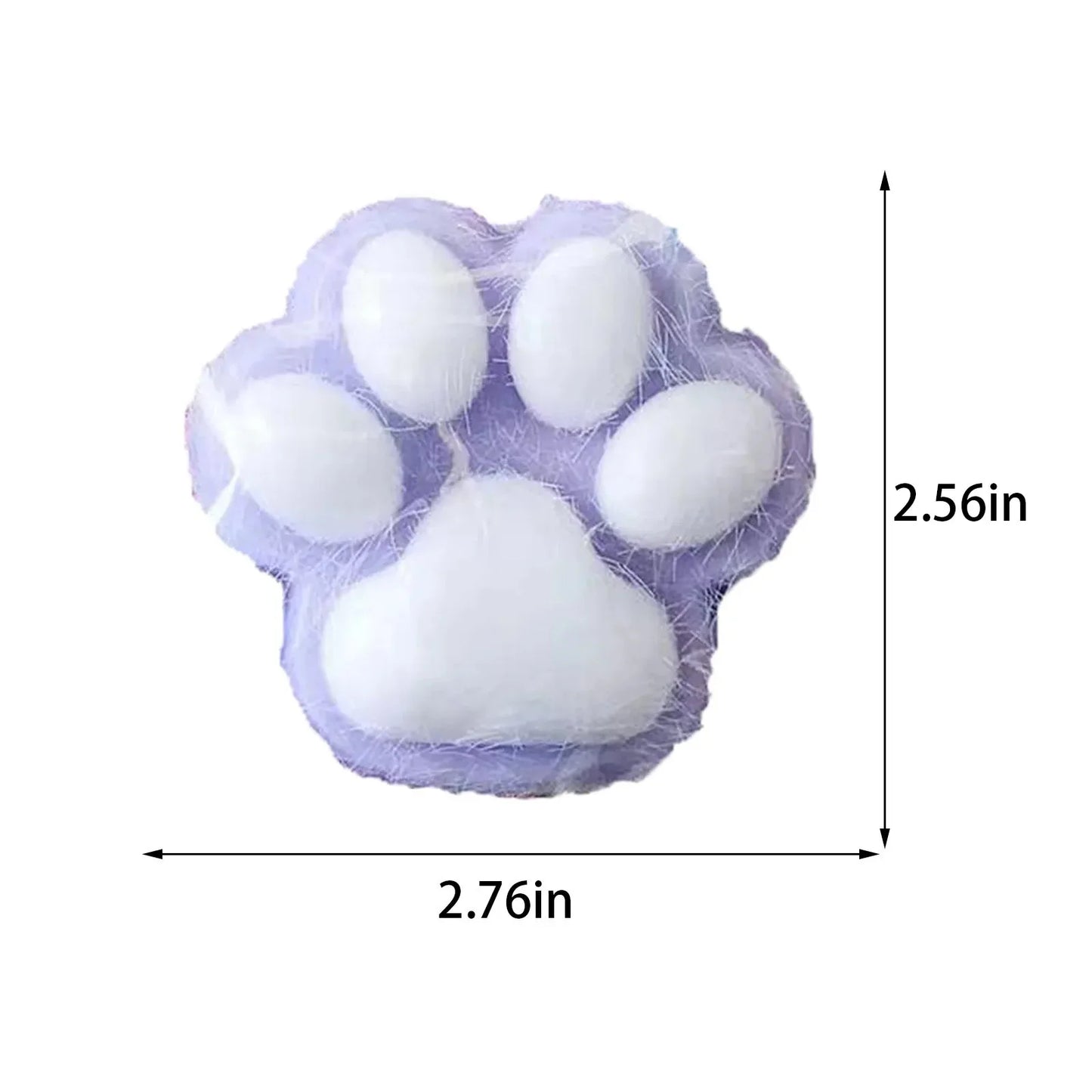 Squishy Trasparente “Zampe di Gatto” – Giocattolo Antistress Morbido ed Elastico