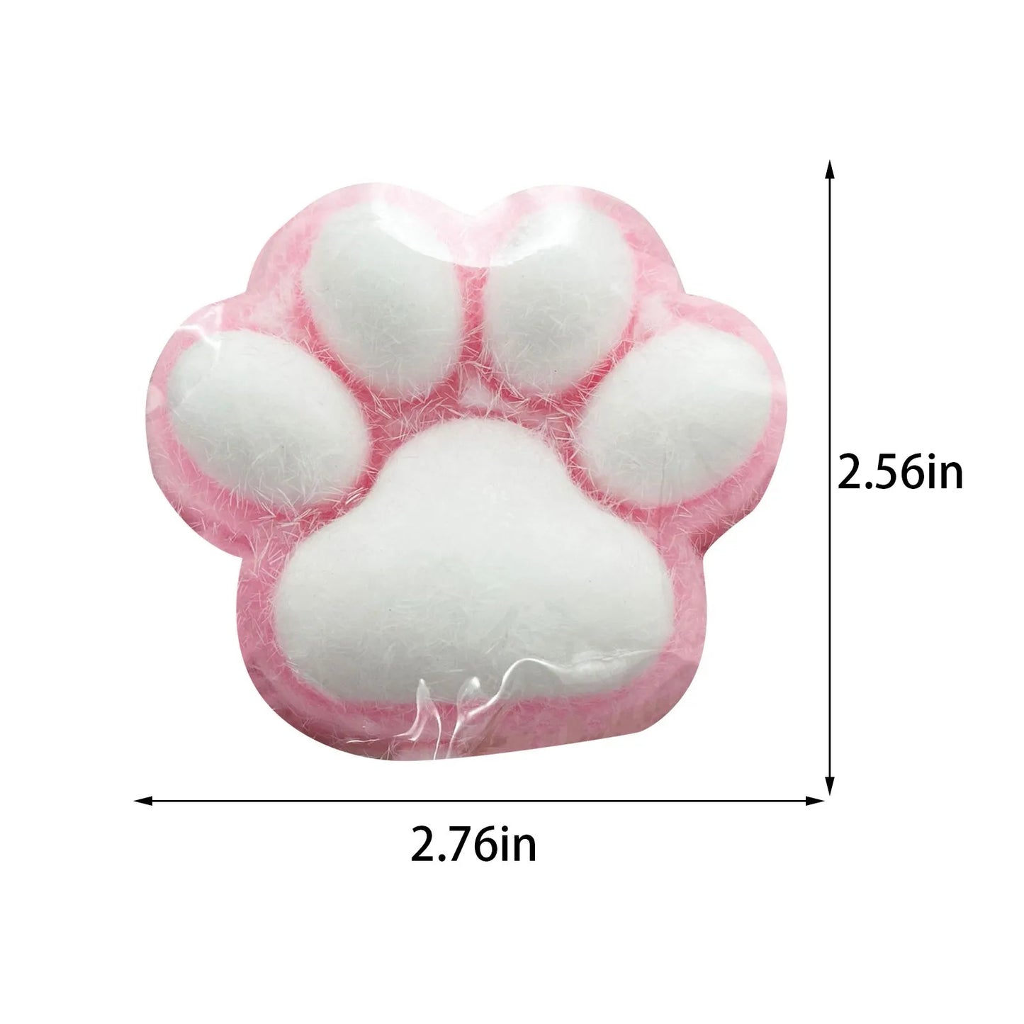 Squishy Trasparente “Zampe di Gatto” – Giocattolo Antistress Morbido ed Elastico