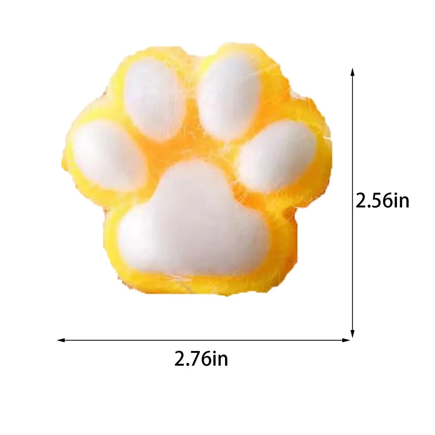 Squishy Trasparente “Zampe di Gatto” – Giocattolo Antistress Morbido ed Elastico