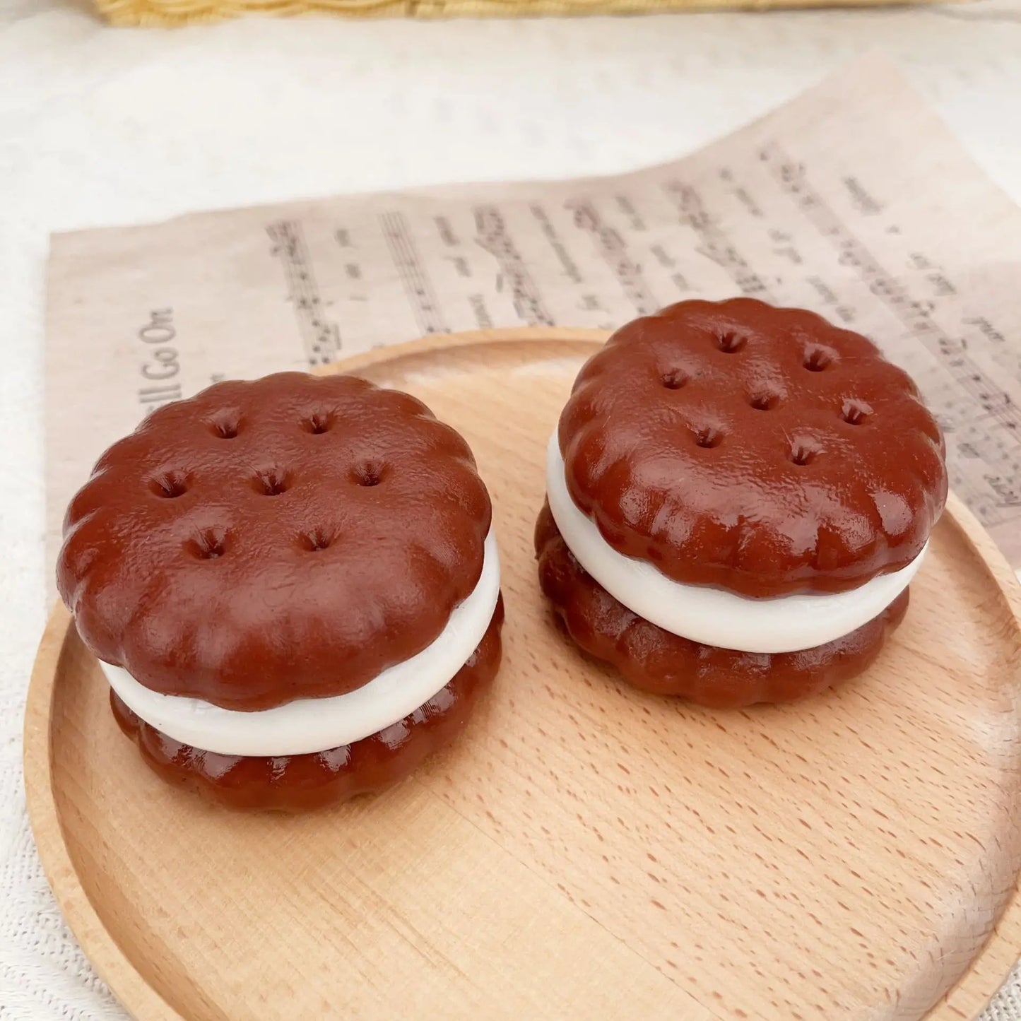 Squishy Biscuit au chocolat Kawai