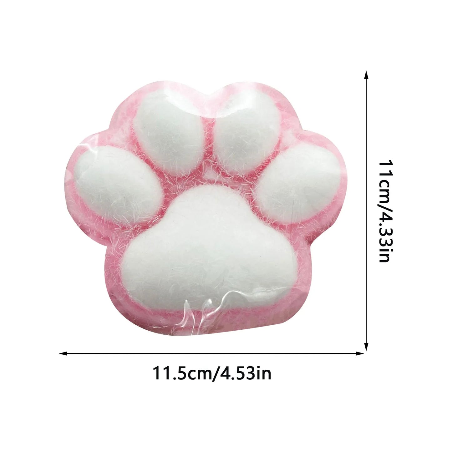 Squishy Trasparente “Zampe di Gatto” – Giocattolo Antistress Morbido ed Elastico