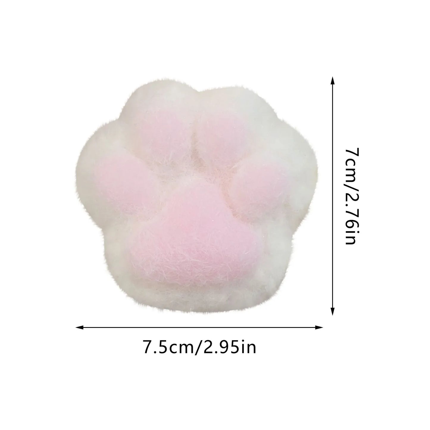 Squishy Trasparente “Zampe di Gatto” – Giocattolo Antistress Morbido ed Elastico